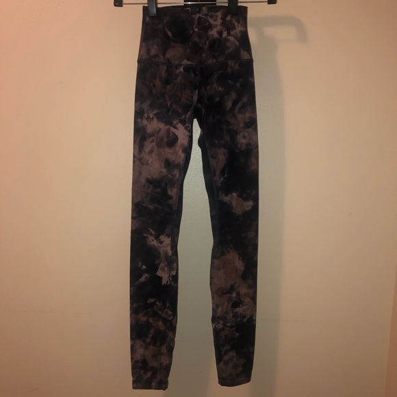 Lululemon Diamond Dye Graphite Grey Pink Pastel Align Legging,Size-0,Inseam-28” - Picture 8 of 9